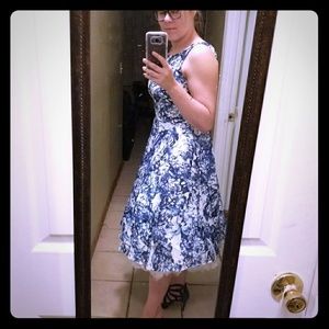 Vera Wang Cotton Lace Fit and Flare